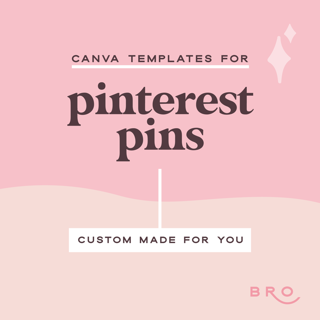 Pinterest Pin Canva templates: Customised for your business