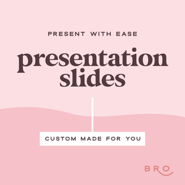 Presentation Slides Canva template: custom made for you
