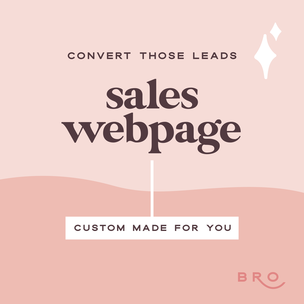 Sales Webpage
