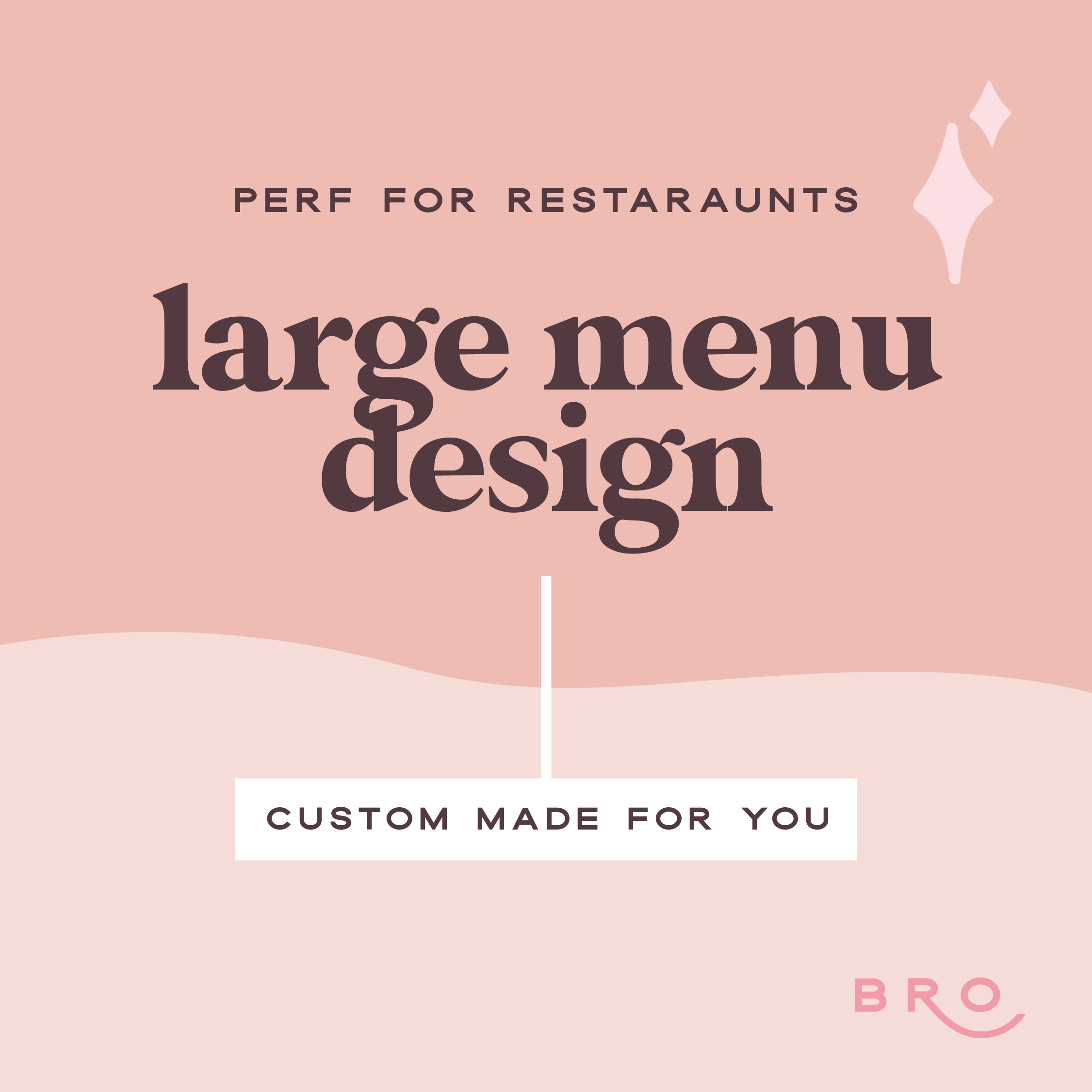 Large Menu Design