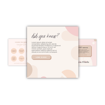 Square Canva templates: Customised for your business