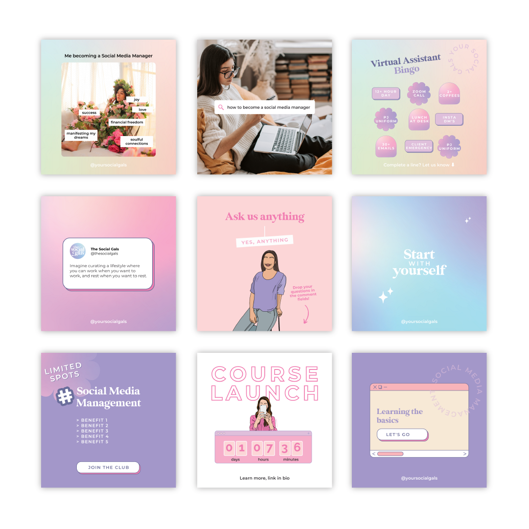 Square Canva templates: Customised for your business